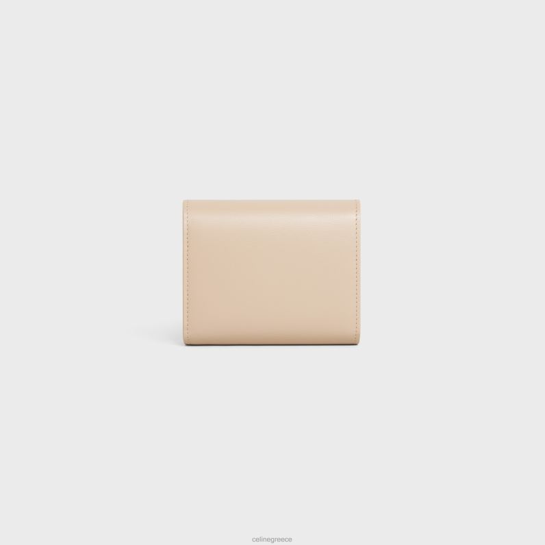 μικρό πορτοφόλι θρίαμβος σε γυαλιστερό δέρμα μοσχαριού γυναίκες CELINE 640PT414 αξεσουάρ γυμνός