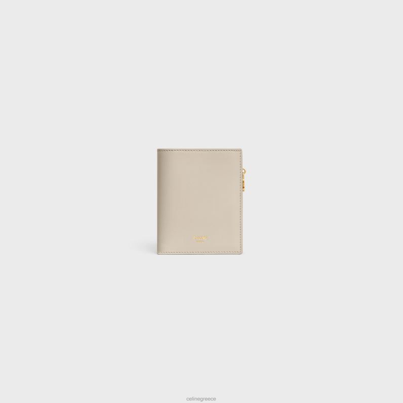 triomphe compact πορτοφόλι triomphe charms σε γυαλιστερό δέρμα μοσχαριού γυναίκες CELINE 640PT421 αξεσουάρ ελαφριά πέτρα