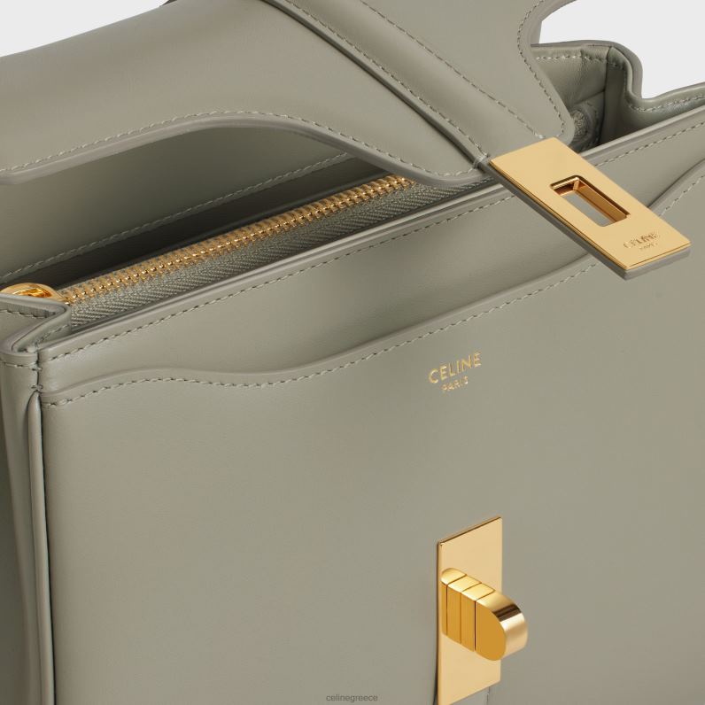 μικρό σακουλάκι 16 σε σατινέ δέρμα μοσχαριού γυναίκες CELINE 640PT125 αξεσουάρ πράσινο πηλό
