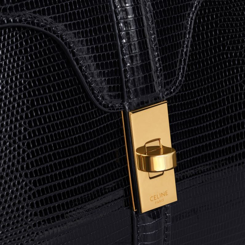 μικρό 16 σακουλάκι σε σαύρα γυναίκες CELINE 640PT129 αξεσουάρ μαύρος