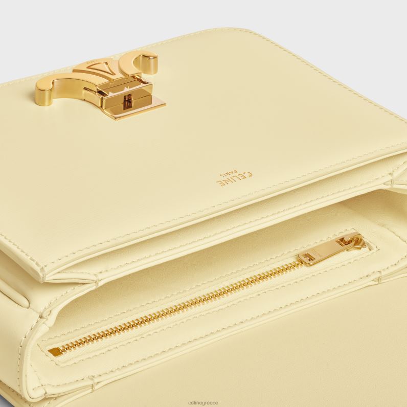 εφηβική τσάντα θριάμβου σε γυαλιστερό δέρμα μόσχου γυναίκες CELINE 640PT113 αξεσουάρ ηλιακό φως