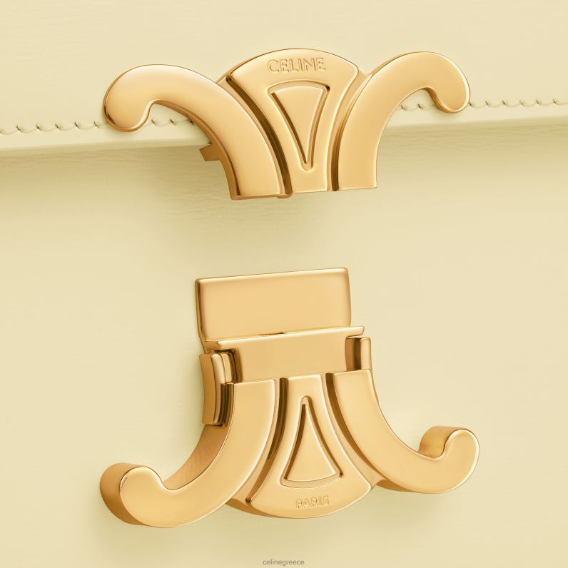 εφηβική τσάντα θριάμβου σε γυαλιστερό δέρμα μόσχου γυναίκες CELINE 640PT113 αξεσουάρ ηλιακό φως