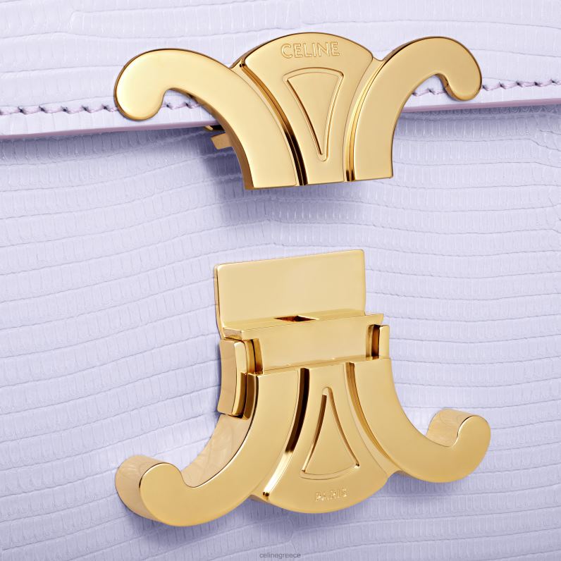 εφηβική τσάντα θριάμβου σε σαύρα γυναίκες CELINE 640PT118 αξεσουάρ ελαφριά λεβάντα