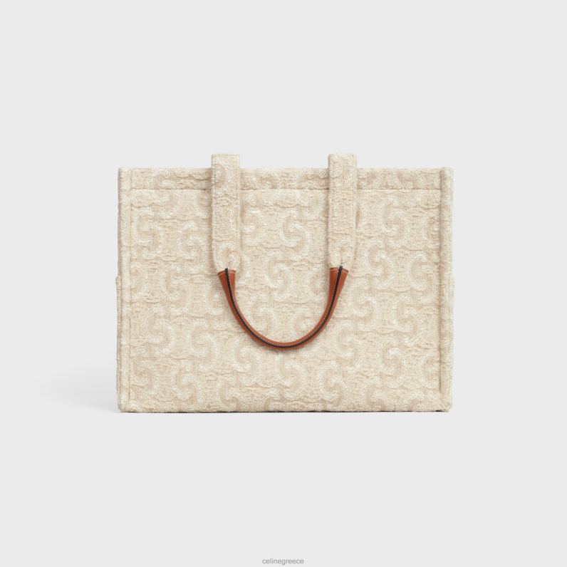 μεγάλες καμπάνες από ύφασμα με θρίαμβο παντού γυναίκες CELINE 640PT242 αξεσουάρ φυσικός/μαύρισμα