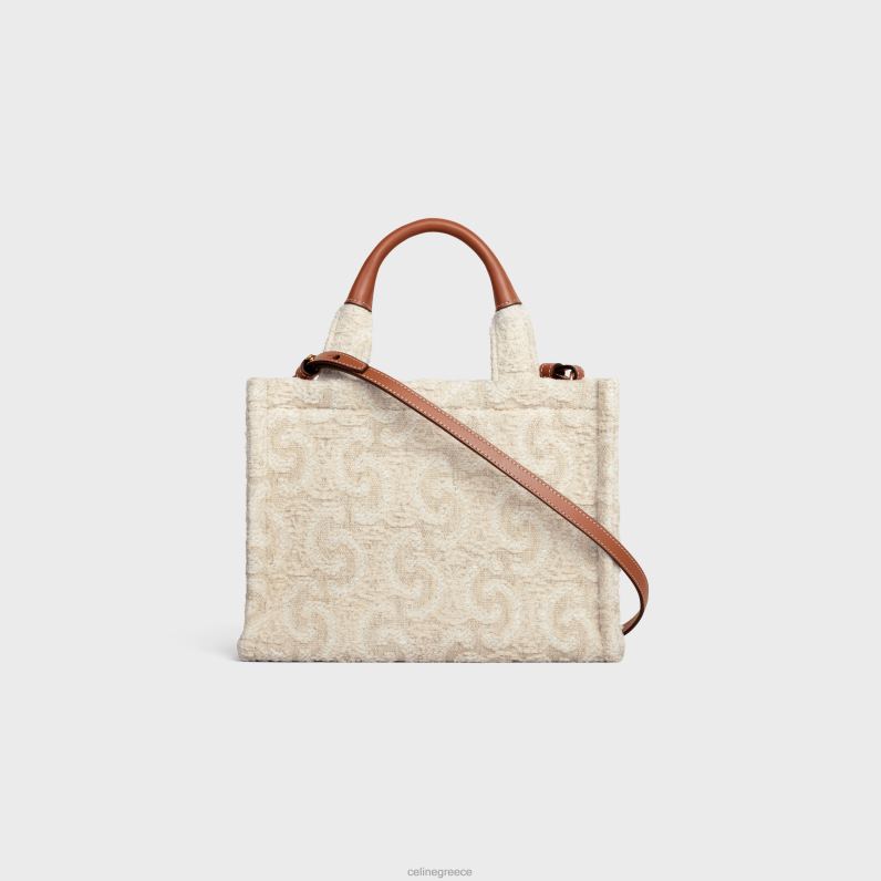 μικρές καμπάνες από ύφασμα με θρίαμβο παντού γυναίκες CELINE 640PT247 αξεσουάρ φυσικός/μαύρισμα