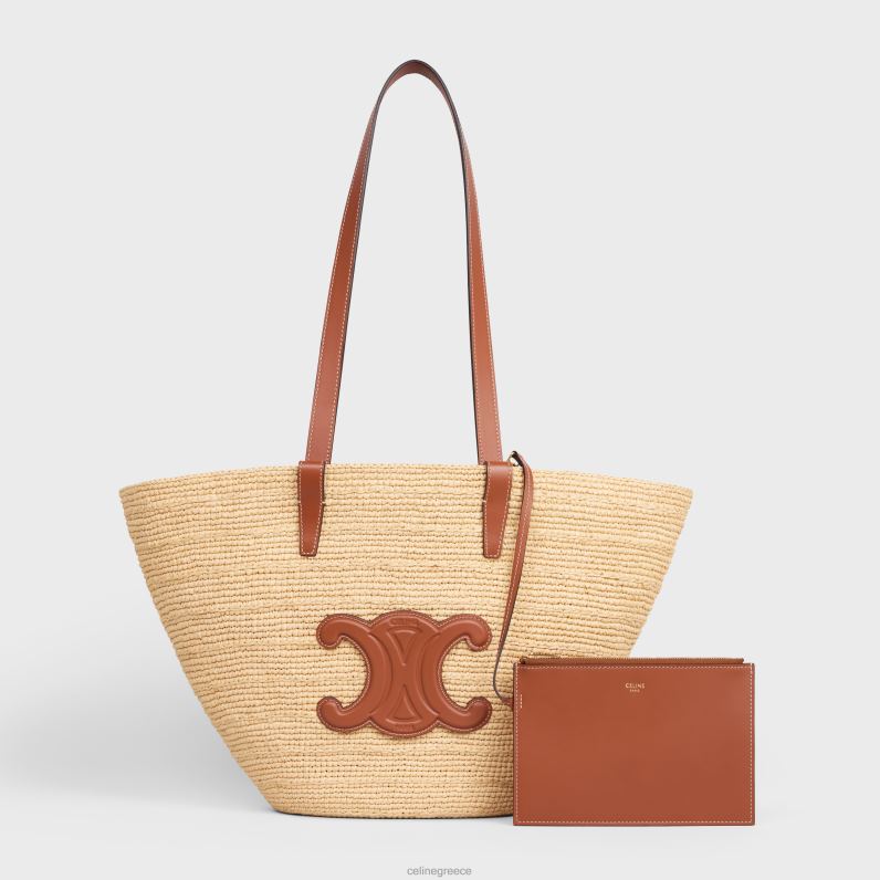 μεσαίου εύπλαστου κλασικό πανί σε ράφι και δέρμα μοσχαριού γυναίκες CELINE 640PT24 αξεσουάρ βυρσοδέψω