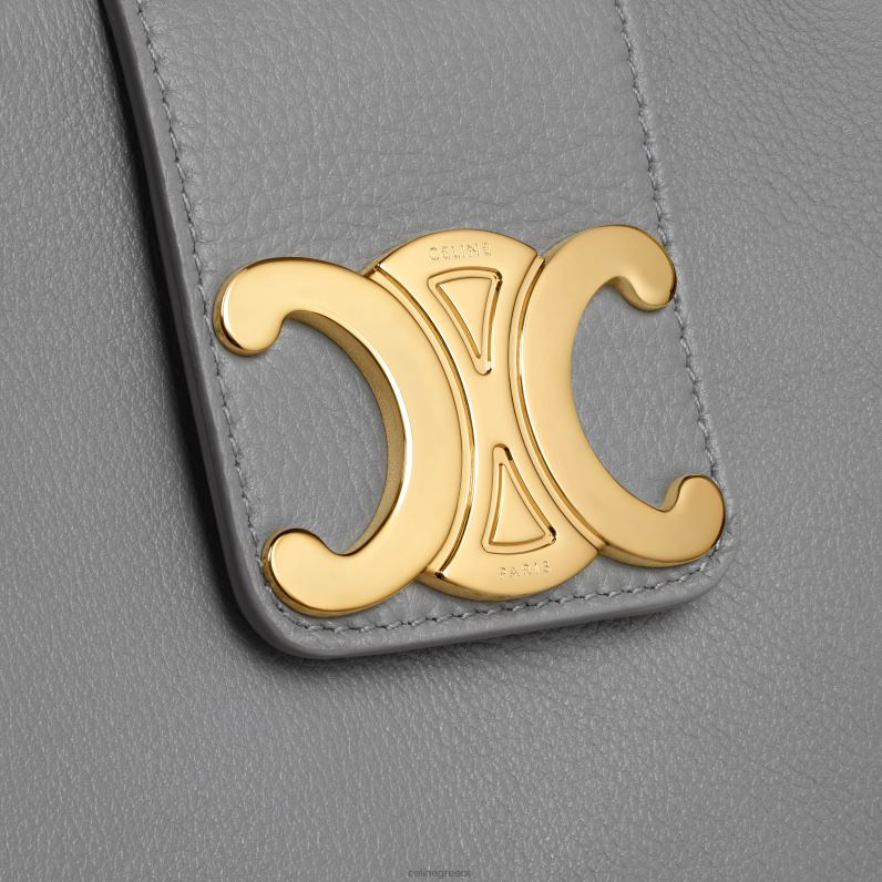 μεσαία τσάντα απολίνης σε ελαστικό δέρμα μόσχου γυναίκες CELINE 640PT74 αξεσουάρ ψευδάργυρος