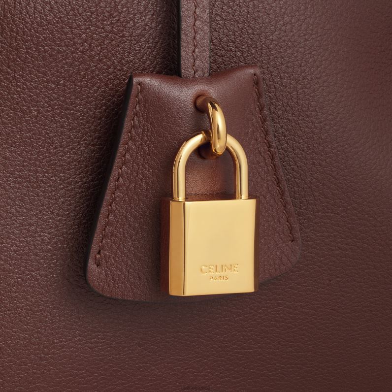 μεσαία τσάντα anita σε ελαστικό δέρμα μοσχαριού γυναίκες CELINE 640PT274 αξεσουάρ κάστανο