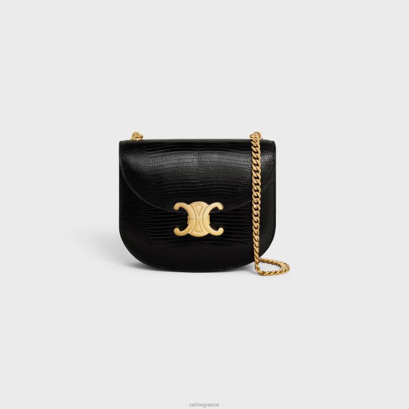 αλυσίδα besace clea σε σαύρα γυναίκες CELINE 640PT171 αξεσουάρ μαύρος