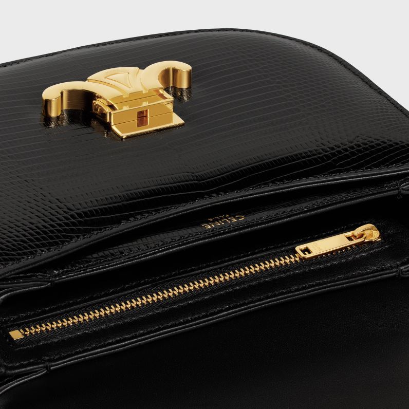 αλυσίδα besace clea σε σαύρα γυναίκες CELINE 640PT171 αξεσουάρ μαύρος