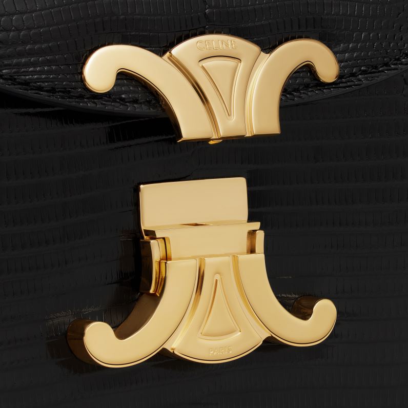 αλυσίδα besace clea σε σαύρα γυναίκες CELINE 640PT171 αξεσουάρ μαύρος