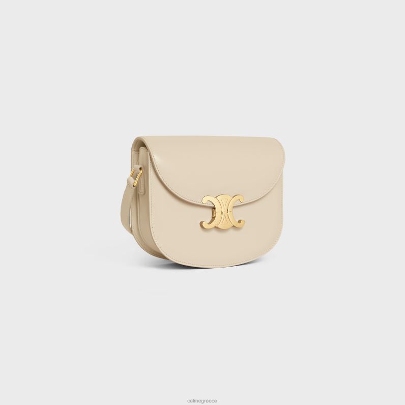 besace clea σε γυαλιστερό δέρμα μόσχου γυναίκες CELINE 640PT174 αξεσουάρ πάμπα