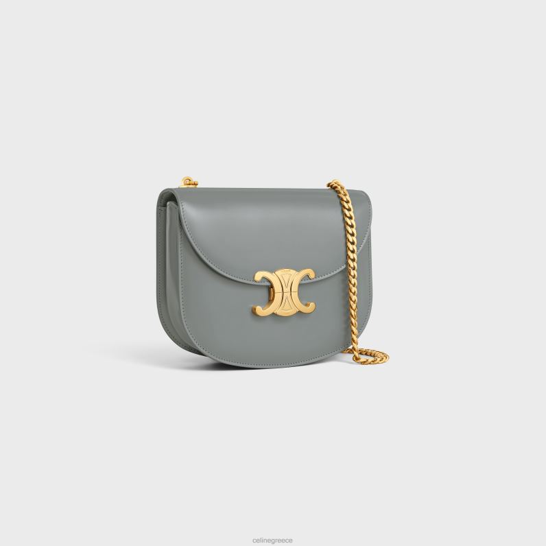 αλυσίδα besace clea σε γυαλιστερό δέρμα μοσχαριού γυναίκες CELINE 640PT57 αξεσουάρ ψευδάργυρος