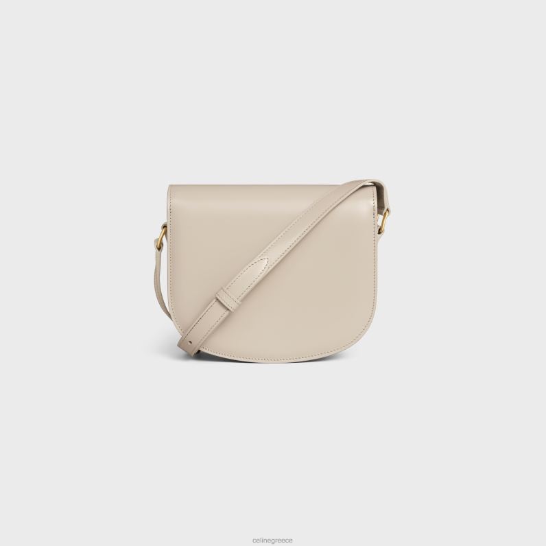 besace clea σε γυαλιστερό δέρμα μόσχου γυναίκες CELINE 640PT59 αξεσουάρ ελαφριά πέτρα