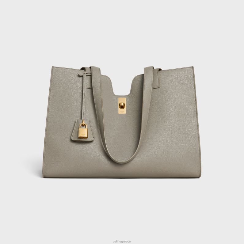 cabas 16 σε ελαστικό δέρμα μοσχαριού γυναίκες CELINE 640PT149 αξεσουάρ χαλίκι