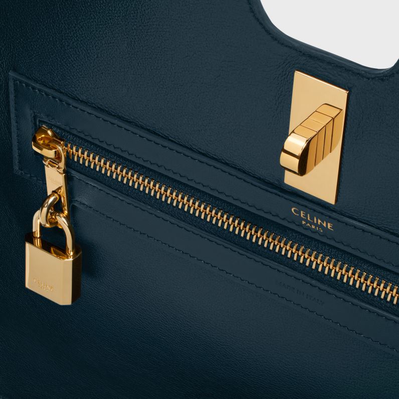 cabas 16 σε λείο δέρμα μοσχαριού γυναίκες CELINE 640PT151 αξεσουάρ ναυτικό μπλε