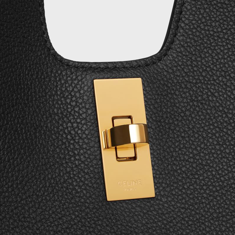 cabas 16 σε ελαστικό δέρμα μοσχαριού γυναίκες CELINE 640PT69 αξεσουάρ μαύρος