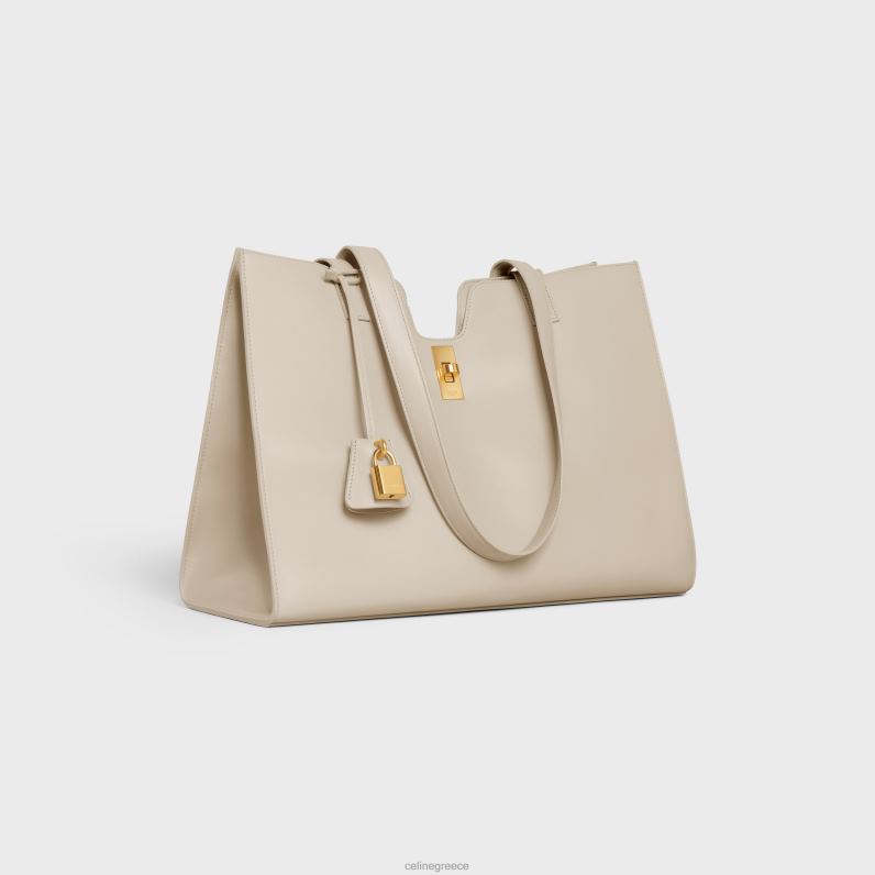cabas 16 σε λείο δέρμα μοσχαριού γυναίκες CELINE 640PT71 αξεσουάρ ελαφριά πέτρα