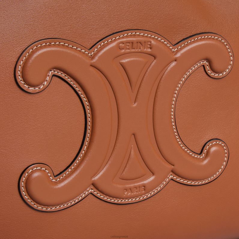 κορδόνι περίσφιξης cabas cuir triomphe σε λείο δέρμα μοσχαριού γυναίκες CELINE 640PT197 αξεσουάρ βυρσοδέψω
