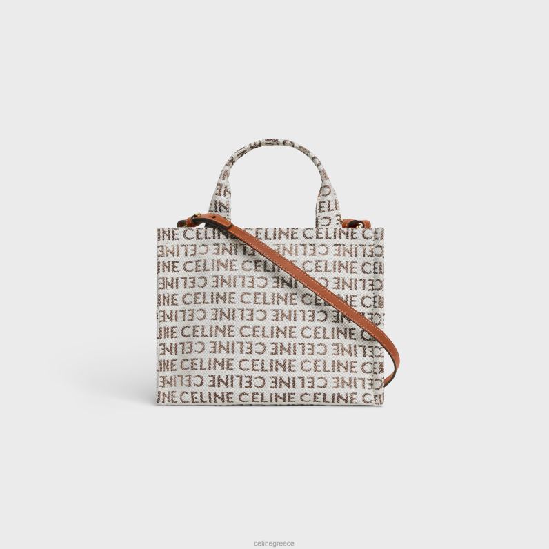 μικρά cabas thais σε ύφασμα με παντού γυναίκες CELINE 640PT249 αξεσουάρ φυσικός/μαύρισμα