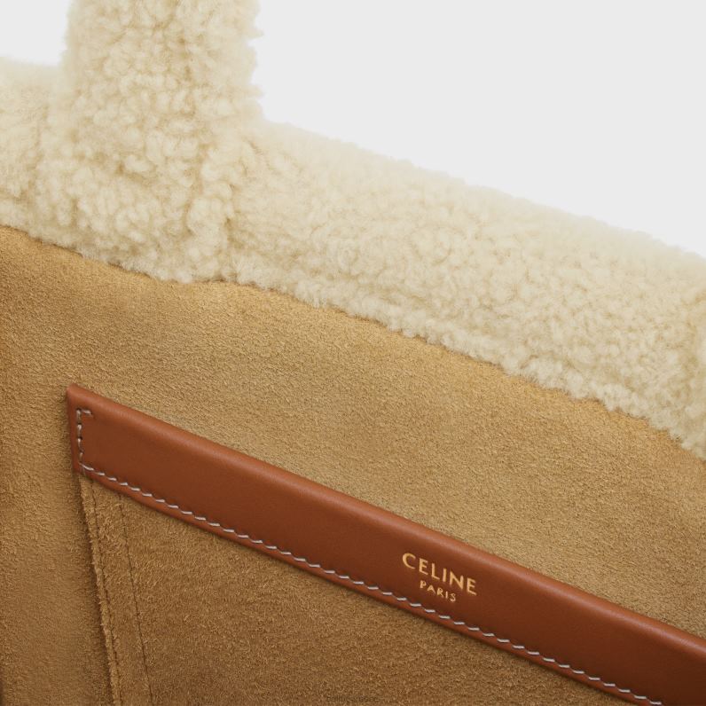 μικρά cabas thais σε κούρεμα με κεντήματα θριάμβου γυναίκες CELINE 640PT252 αξεσουάρ φυσικός/μαύρισμα