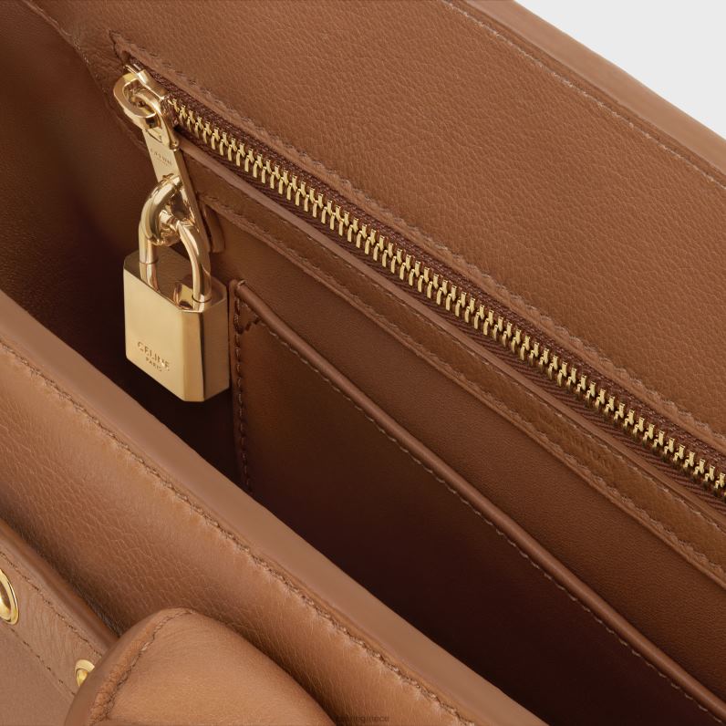 τσάντα conti σε ελαστικό δέρμα μόσχου γυναίκες CELINE 640PT164 αξεσουάρ μπρούντζος