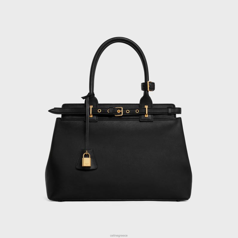 τσάντα conti από φυσικό δέρμα μοσχαριού γυναίκες CELINE 640PT165 αξεσουάρ μαύρος