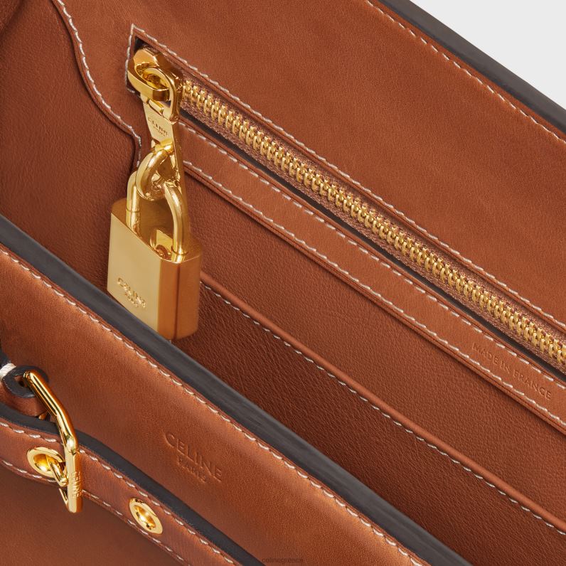 τσάντα conti από φυσικό δέρμα μοσχαριού γυναίκες CELINE 640PT166 αξεσουάρ βυρσοδέψω