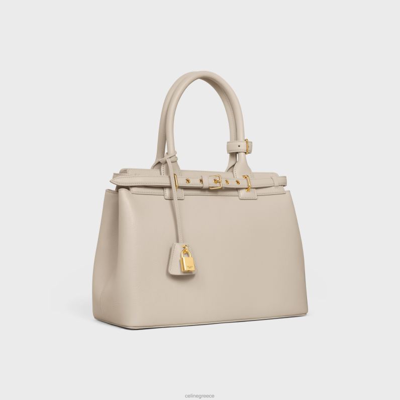 τσάντα conti σε ελαστικό δέρμα μόσχου γυναίκες CELINE 640PT76 αξεσουάρ ελαφριά πέτρα