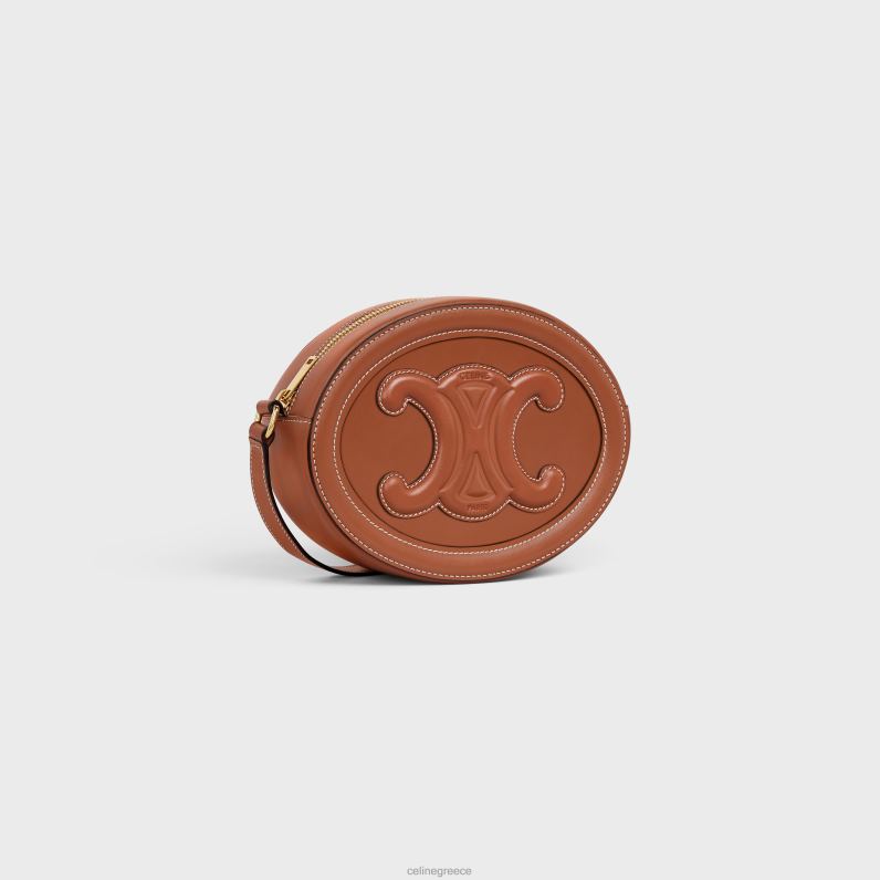 οβάλ τσάντα cuir triomphe σε λείο δέρμα μοσχαριού γυναίκες CELINE 640PT211 αξεσουάρ βυρσοδέψω