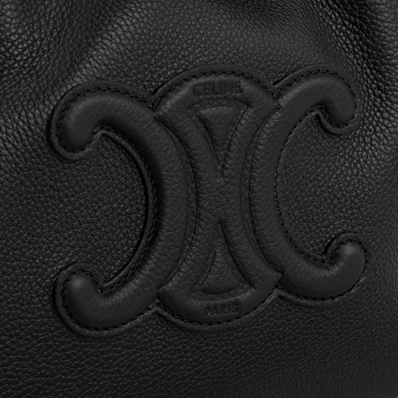 μικρό κορδόνι περίσφιξης καμπίνας cuir triomphe από δέρμα μοσχαριού γυναίκες CELINE 640PT80 αξεσουάρ μαύρος