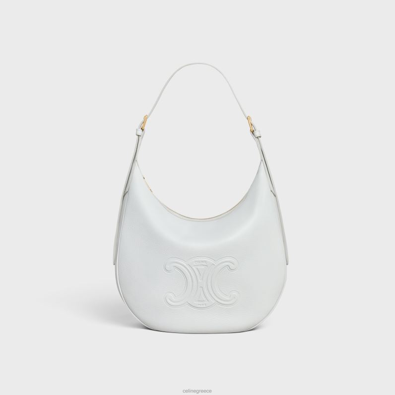 Τσάντα heloise cuir triomphe σε ελαστικό δέρμα μοσχαριού γυναίκες CELINE 640PT195 αξεσουάρ φεγγάρι