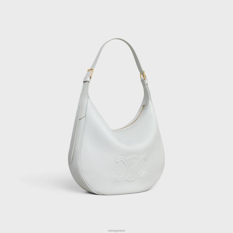 Τσάντα heloise cuir triomphe σε ελαστικό δέρμα μοσχαριού γυναίκες CELINE 640PT195 αξεσουάρ φεγγάρι