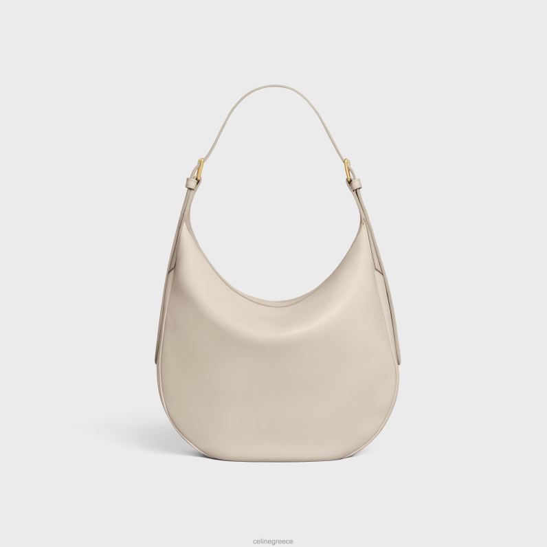 Τσάντα heloise cuir triomphe σε ελαστικό δέρμα μοσχαριού γυναίκες CELINE 640PT35 αξεσουάρ ελαφριά πέτρα