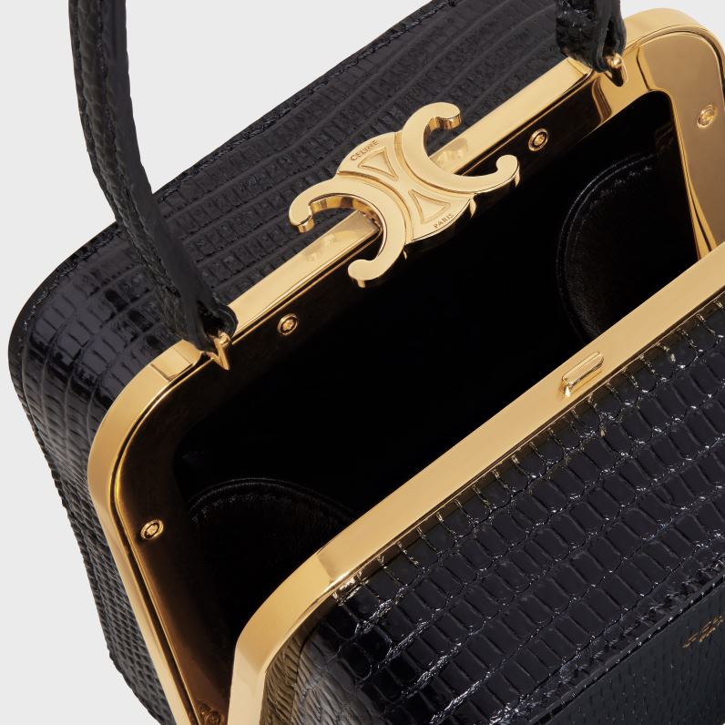 lana minaudiere σε σαύρα γυναίκες CELINE 640PT79 αξεσουάρ μαύρος