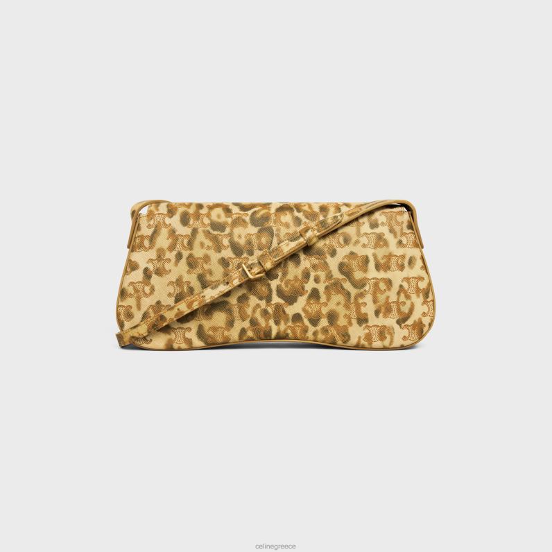 μεσαία τσάντα lola σε καμβά triomphe με στάμπα γυναίκες CELINE 640PT20 αξεσουάρ λεοπάρδαλη