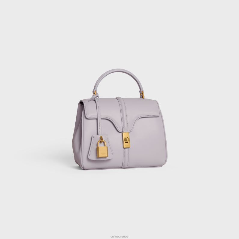 mini 16 σε σατινέ δέρμα μοσχαριού γυναίκες CELINE 640PT133 αξεσουάρ ανοιχτό λιλά