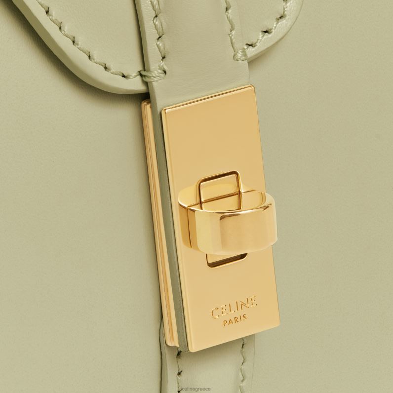 mini 16 σε σατινέ δέρμα μοσχαριού γυναίκες CELINE 640PT136 αξεσουάρ πράσινο αμύγδαλο