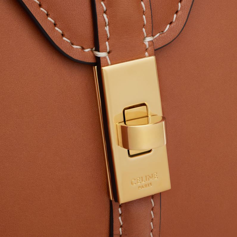 mini 16 σε φυσικό δέρμα μοσχαριού γυναίκες CELINE 640PT65 αξεσουάρ βυρσοδέψω