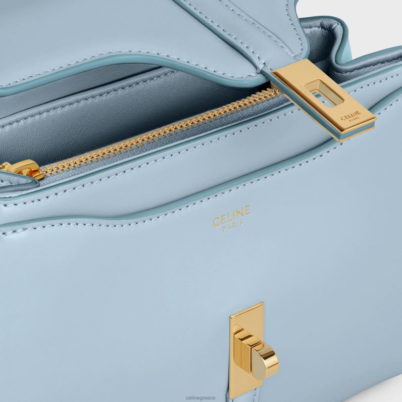 mini 16 σε σατινέ δέρμα μοσχαριού γυναίκες CELINE 640PT66 αξεσουάρ απαλό μπλε