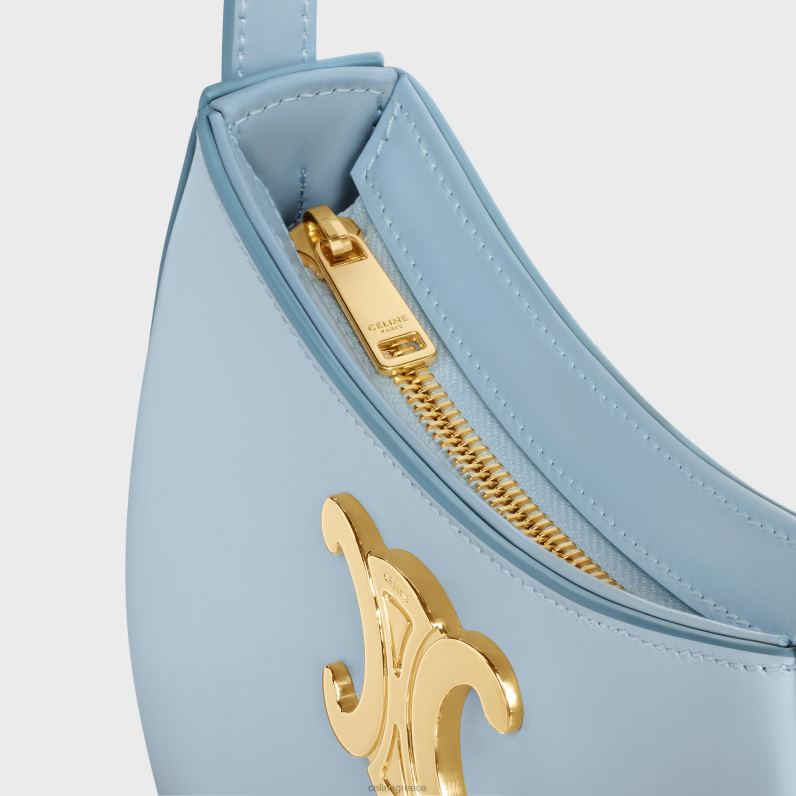 μεσαίο tilly τσαντάκι σε γυαλιστερό δέρμα μοσχαριού γυναίκες CELINE 640PT12 αξεσουάρ απαλό μπλε
