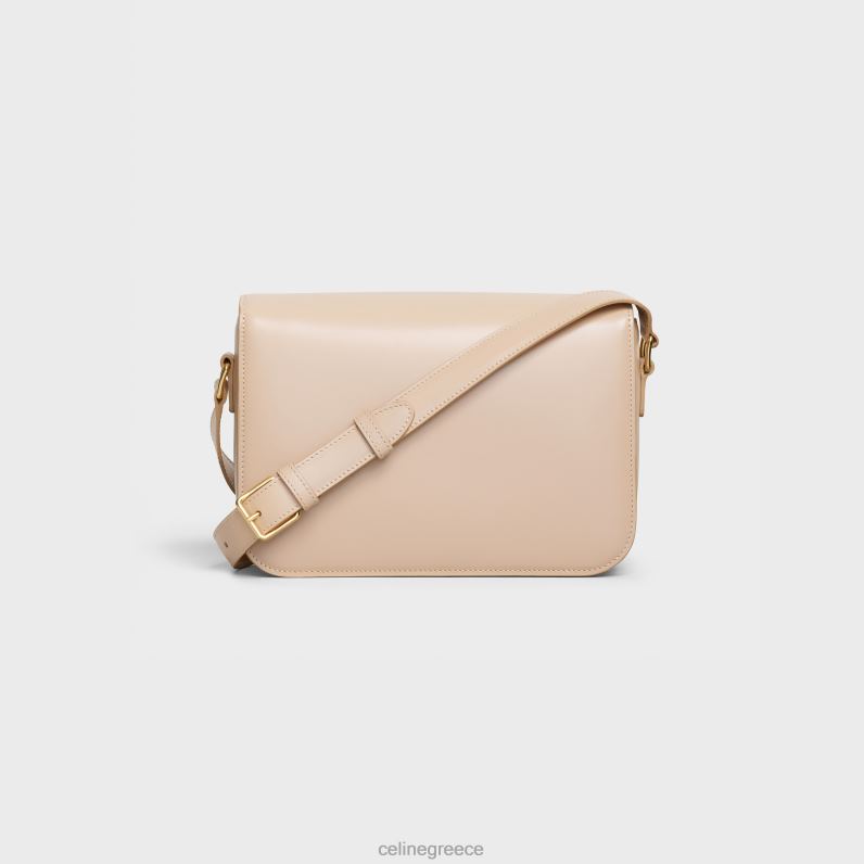 κλασική τσάντα triomphe σε γυαλιστερό δέρμα μοσχαριού γυναίκες CELINE 640PT93 αξεσουάρ γυμνός