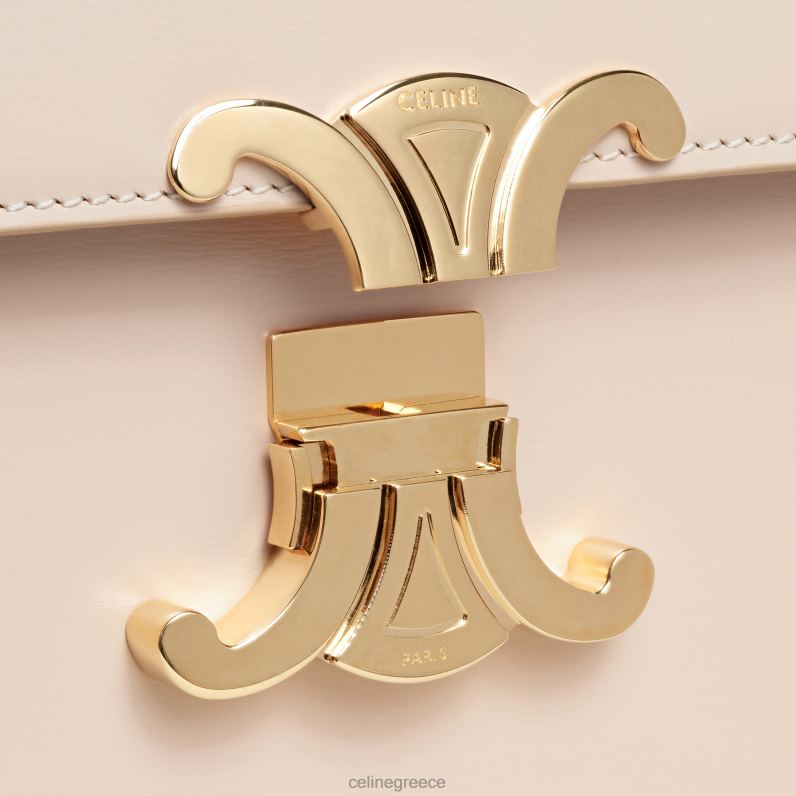 κλασική τσάντα triomphe σε γυαλιστερό δέρμα μοσχαριού γυναίκες CELINE 640PT93 αξεσουάρ γυμνός