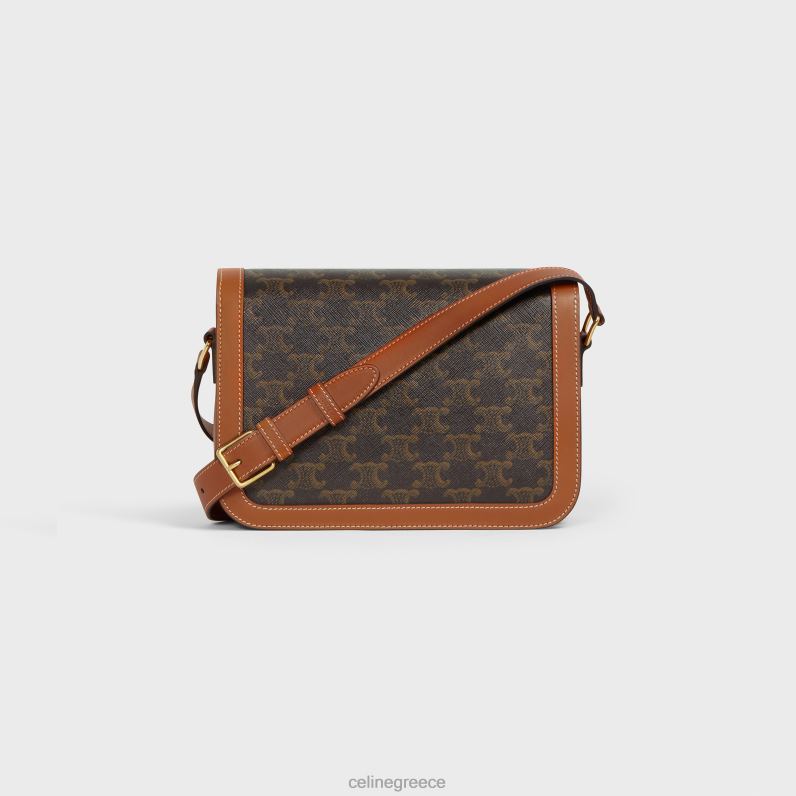 κλασική τσάντα triomphe σε καμβά triomphe & δέρμα μοσχαριού γυναίκες CELINE 640PT90 αξεσουάρ βυρσοδέψω