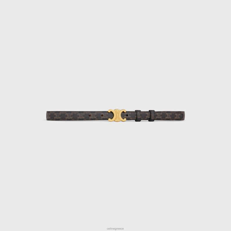 μικρή ζώνη θριάμβου σε καμβά θριάμβου γυναίκες CELINE 640PT1080 αξεσουάρ βυρσοδέψω
