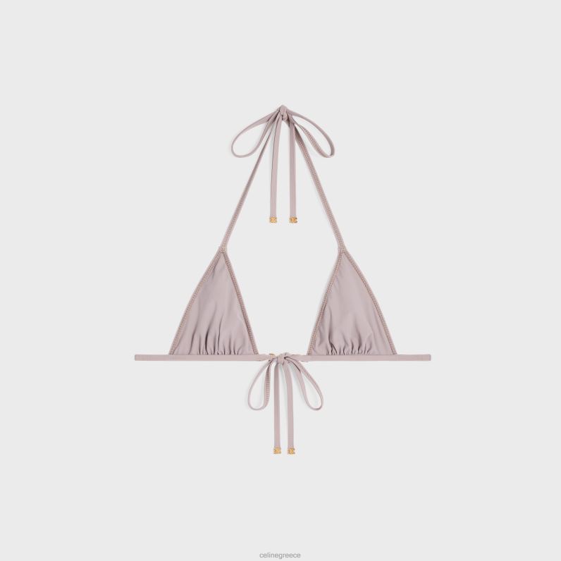 τρίγωνο τοπ σε ματ φανέλα γυναίκες CELINE 640PT909 ενδύματα ευκίνητος