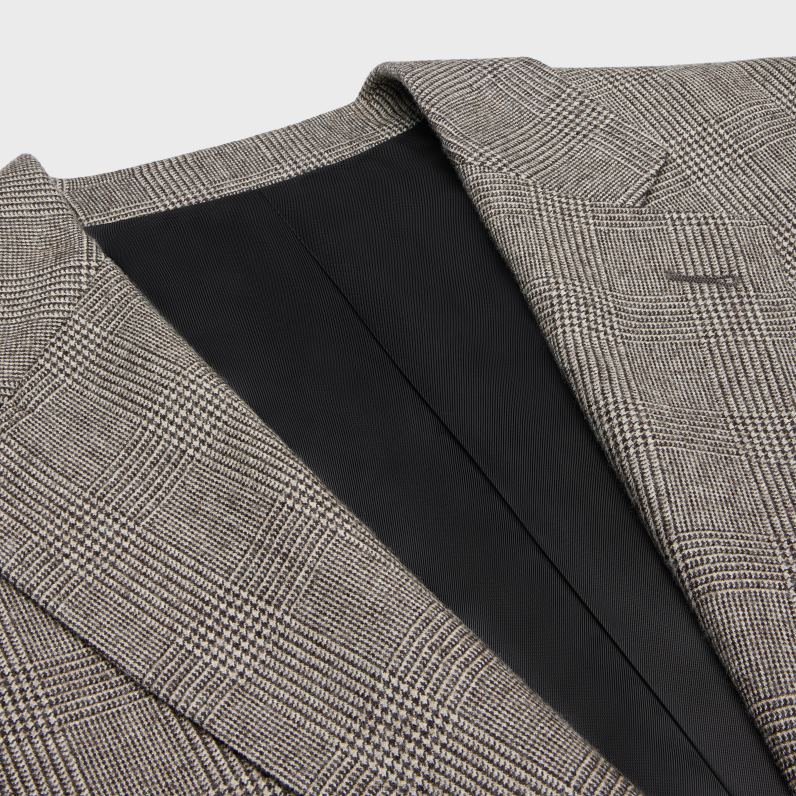 μπουφάν αγοροκόριτσο σε φανέλα τσοκ Prince of Wales γυναίκες CELINE 640PT720 ενδύματα ebene/ficelle