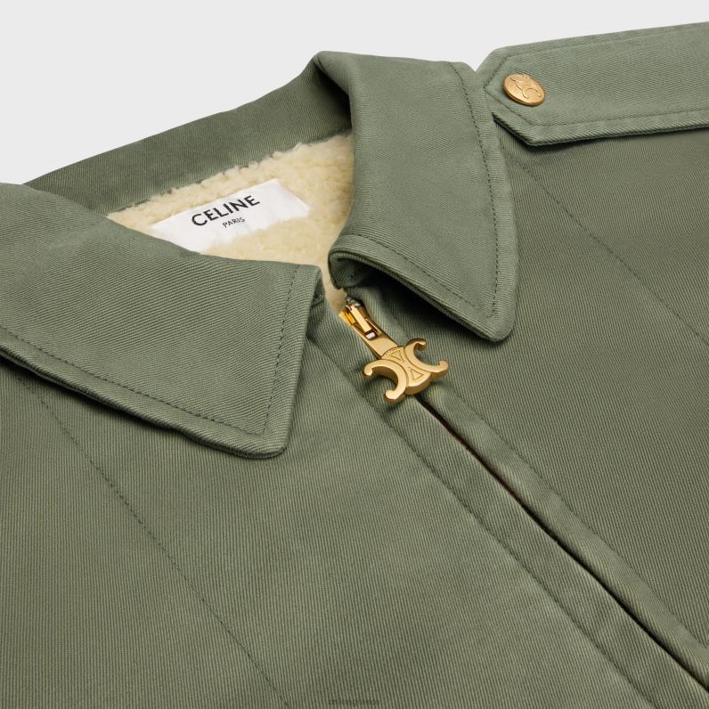 μπλουζάκι από τεχνικό βαμβάκι γυναίκες CELINE 640PT633 ενδύματα κακή