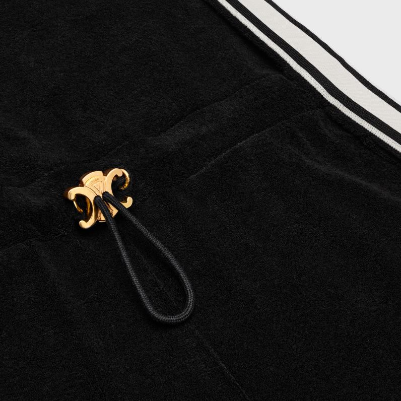 περιπλανώμενος με τζέρσεϊ γυναίκες CELINE 640PT889 ενδύματα μαύρο άσπρο