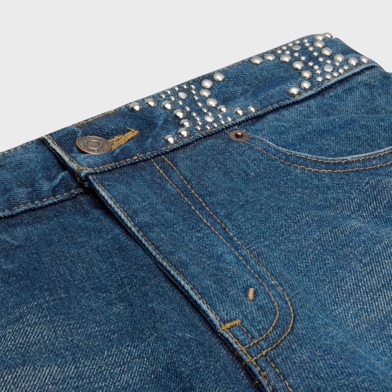 μίνι σορτς σε τζιν γυναίκες CELINE 640PT892 ενδύματα καθαρό σκούρο union wash